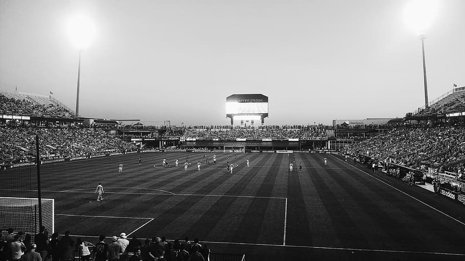 Black and White Football Game