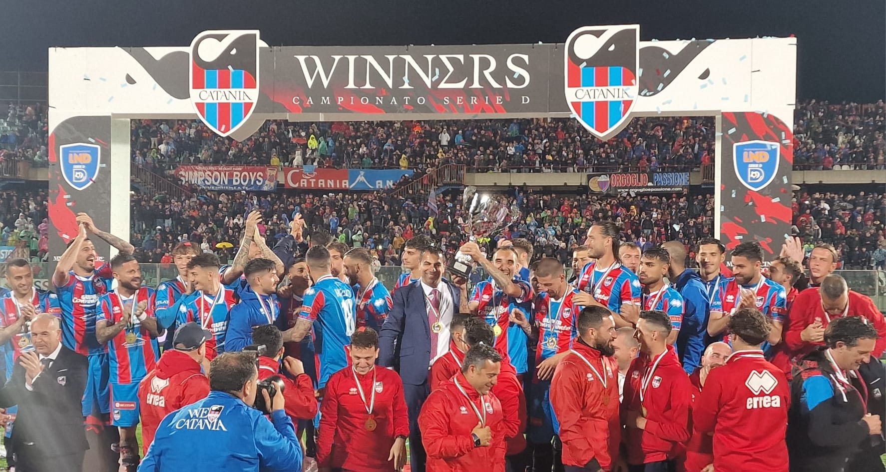 Catania Premiazione